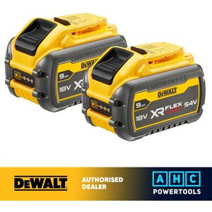 Dewalt Dcb547-Xj 18v/54v 9.0ah Xr Flexvolt Battery X 2 (Twinpack) Dewalt Dcb547-Xj 18v/54v 9.0ah Xr Flexvolt Battery X 2 (Twinpack)