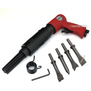 Tooltime 150mm Air Hammer Drill Gun With 4 X Chisels + Needle Descaler Paint Rust Remover Tooltime 150mm Air Hammer Drill Gun With 4 X Chisels + Needle Descaler Paint Rust Remover