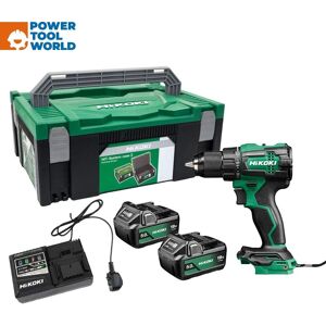 Hitachi Hikoki Dv18dejfz 18v Cordless Brushless Combi Drill Inc. 2x 5.0ah Batteries Hitachi Hikoki Dv18dejfz 18v Cordless Brushless Combi Drill Inc. 2x 5.0ah Batteries