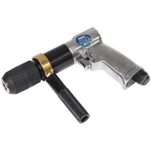 Thatcable Reversible Air Drill - 13mm Chuck - 1/4" Bsp Inlet - 700 Rpm - Reverse Action Thatcable Reversible Air Drill - 13mm Chuck - 1/4" Bsp Inlet - 700 Rpm - Reverse Action