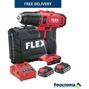 Flex Cordless Drill Driver 2-Speed Compact 10.8v Kit Fxdd2g10.8-Ld Flex Cordless Drill Driver 2-Speed Compact 10.8v Kit Fxdd2g10.8-Ld