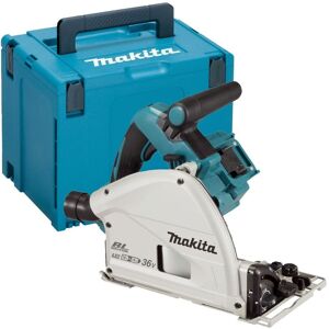 Makita Dsp600zj 18v Twin Brushless Plunge Saw 165mm Lxt - Body Only & Makpac Makita Dsp600zj 18v Twin Brushless Plunge Saw 165mm Lxt - Body Only & Makpac