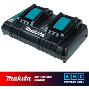 Makita Dc18rd 14.4-18v Lxt Twin Port Rapid Battery Charger Genuine 240v Makita Dc18rd 14.4-18v Lxt Twin Port Rapid Battery Charger Genuine 240v