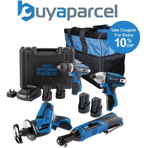Draper 91032 12v Drill, Drive And Cut Interchange Kit, 4 X 1.5ah Li-Ion Batterie Draper 91032 12v Drill, Drive And Cut Interchange Kit, 4 X 1.5ah Li-Ion Batterie