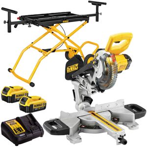Dewalt Dcs365m2 18v Xr 184mm Mitre Saw 2 X 4.0ah Battery Charger & Rolling Stand Dewalt Dcs365m2 18v Xr 184mm Mitre Saw 2 X 4.0ah Battery Charger & Rolling Stand
