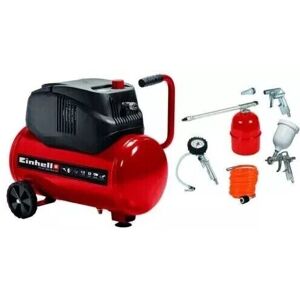 Einhell Air Compressor 24 Litre 8 Bar Oil Free Tc-Ac 200/24/8 Of Kit Einhell Air Compressor 24 Litre 8 Bar Oil Free Tc-Ac 200/24/8 Of Kit