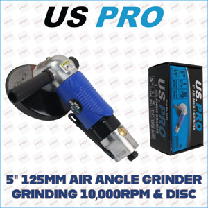 US PRO Tools 5" 125mm Air Angle Grinder - Angle Grinder US PRO Tools 5" 125mm Air Angle Grinder - Angle Grinder
