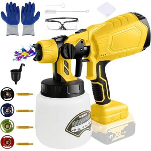 Conblom Cordless Paint Sprayer For Dewalt 18v 20v Battery, 300w Hvlp Paint Sprayer Gun, Conblom Cordless Paint Sprayer For Dewalt 18v 20v Battery, 300w Hvlp Paint Sprayer Gun,