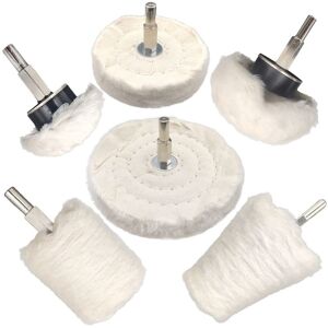 Sodial 3x(Polishing Wheel Kits For Drill Buffing Pad For Metal Aluminum Stainless4402 Sodial 3x(Polishing Wheel Kits For Drill Buffing Pad For Metal Aluminum Stainless4402