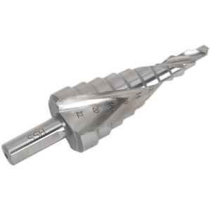 Thatcable Hss 4341 Spiral Flute Step Drill Bit - 4mm To 22mm Holes - Precision Drilling Thatcable Hss 4341 Spiral Flute Step Drill Bit - 4mm To 22mm Holes - Precision Drilling