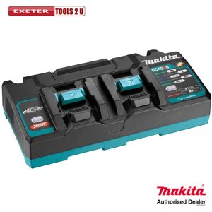 Makita Dc40rb/2 40v Max Xgt Twin Port Charger 240v 191n14-5 Double Charging Makita Dc40rb/2 40v Max Xgt Twin Port Charger 240v 191n14-5 Double Charging