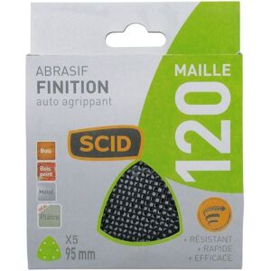 Scid Lot 5 Abrasive Sanding Mesh Carbide Silicon° 95 X 95 Mm Grit 120 Auto Scid Lot 5 Abrasive Sanding Mesh Carbide Silicon° 95 X 95 Mm Grit 120 Auto