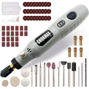 Chokmax Cordless Rotary Tool, 3-Speed Grinder Kit With 72 Accessories, Type-C C Chokmax Cordless Rotary Tool, 3-Speed Grinder Kit With 72 Accessories, Type-C C