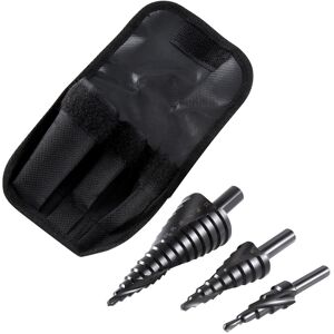 Sodial 4x(3pcs 4-32mm Hss Step Drill Bit Set Nitrogen High Speed Steel Spiral For8851 Sodial 4x(3pcs 4-32mm Hss Step Drill Bit Set Nitrogen High Speed Steel Spiral For8851