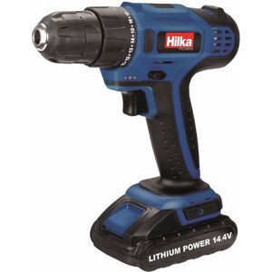 Hilka Cordless Drill 14.4v Lithium Li-Ion Driver Screwdriver In Case Ptlcdd14 Hilka Cordless Drill 14.4v Lithium Li-Ion Driver Screwdriver In Case Ptlcdd14