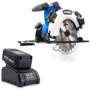 Hyundai Hy2183 20v Cordless 165mm Circular Saw 1 X 2.0ah Battery + Charger Hyundai Hy2183 20v Cordless 165mm Circular Saw 1 X 2.0ah Battery + Charger