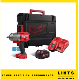 Milwaukee M18onefhiwf12-501x 18v 1/2 Impact Wrench 5.0ah Battery, Charger, Case Milwaukee M18onefhiwf12-501x 18v 1/2 Impact Wrench 5.0ah Battery, Charger, Case