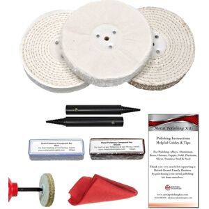 Mpk Bench Grinder Metal Polishing Kit Aluminium Alloy Brass 8pc 6" X 1" Mpk Bench Grinder Metal Polishing Kit Aluminium Alloy Brass 8pc 6" X 1"