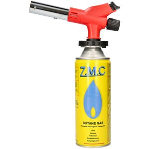 Zmc Gas Burner Bunsen Piezo Ignition Blowtorch Lighter + Cartridges 227g Zmc Gas Burner Bunsen Piezo Ignition Blowtorch Lighter + Cartridges 227g