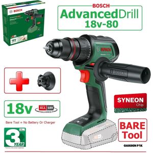 Baretool Bosch Advanceddrill 18v-80 Quicksnap Drill 06039e2000 4053423239621 Ztd Baretool Bosch Advanceddrill 18v-80 Quicksnap Drill 06039e2000 4053423239621 Ztd