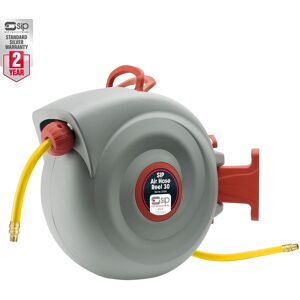 Sip Air Hose Reel 30m Auto Retractable Rewind Wall Mounted Line Compressor 07976 Sip Air Hose Reel 30m Auto Retractable Rewind Wall Mounted Line Compressor 07976