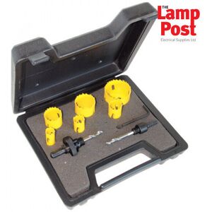 Ck Tools 424045 Holesaw Kit - 9 Piece Electrician Drill Bits Ck Tools 424045 Holesaw Kit - 9 Piece Electrician Drill Bits