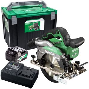 Hikoki C1806dbw2z 18v Brushless 165mm Circular Saw 1 X 5.0ah Battery & Charger Hikoki C1806dbw2z 18v Brushless 165mm Circular Saw 1 X 5.0ah Battery & Charger