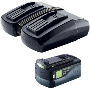 Festool 18v 5.0ah Airstream Battery With 10.8-18v Tcl 6 Duo Rapid Charger 230v Festool 18v 5.0ah Airstream Battery With 10.8-18v Tcl 6 Duo Rapid Charger 230v