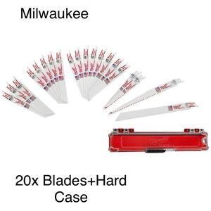 Milwaukee Sawzall General Purpose Reciprocating Saw Blade Set -20pc Milwaukee Sawzall General Purpose Reciprocating Saw Blade Set -20pc