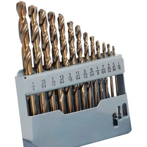 Sodial 4x( Drill Bits Set M35 High Speed Steel Jobber Length For Hardened Metal,9326 Sodial 4x( Drill Bits Set M35 High Speed Steel Jobber Length For Hardened Metal,9326