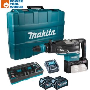 Makita Hr006gd202 Twin 40v Max Xgt Sds Max Rotary Demolition Hammer Inc 2x 2.... Makita Hr006gd202 Twin 40v Max Xgt Sds Max Rotary Demolition Hammer Inc 2x 2....