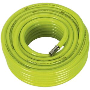 Sealey Air Hose High Visibility 20m X Ø10mm With 1/4\"Bsp - Part No. Ahfc2038 Sealey Air Hose High Visibility 20m X Ø10mm With 1/4\"Bsp - Part No. Ahfc2038