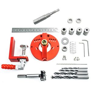 Sodial Multifunctional 35mm Hinge Jig Kit Woodworking Hole Drilling Guide Locator1803 Sodial Multifunctional 35mm Hinge Jig Kit Woodworking Hole Drilling Guide Locator1803