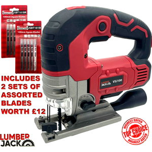 Lumberjack Electric Jigsaw 750w 240v With Variable Speed Quick Release Blade & Worklight Lumberjack Electric Jigsaw 750w 240v With Variable Speed Quick Release Blade & Worklight