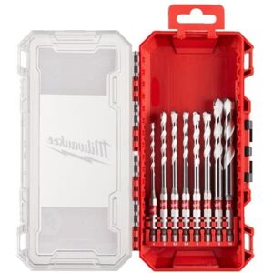 Milwaukee Multi-Material Universal Shockwave Drill Bit Set, 4-10 Mm, 8 Pieces Milwaukee Multi-Material Universal Shockwave Drill Bit Set, 4-10 Mm, 8 Pieces
