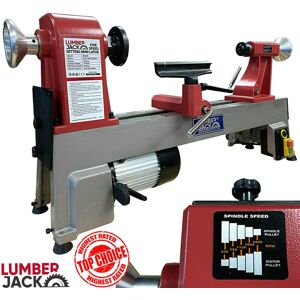 Lumberjack Midi Wood Lathe 550w 12" Swing Cast Iron 5 Speed Bowl Turning Faceplate 230v Lumberjack Midi Wood Lathe 550w 12" Swing Cast Iron 5 Speed Bowl Turning Faceplate 230v