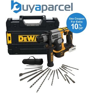 Dewalt Dch172n 18v Ultra Compact Sds Brushless Hammer Drill 17pc Drill Bit Set Dewalt Dch172n 18v Ultra Compact Sds Brushless Hammer Drill 17pc Drill Bit Set