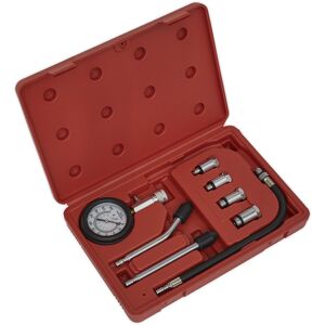 Thatcable 8 Piece Petrol Engine Compression Test Kit - 63mm Gauge - Connectors & Adaptors Thatcable 8 Piece Petrol Engine Compression Test Kit - 63mm Gauge - Connectors & Adaptors