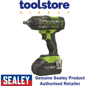 Sealey Cp650lihv Cordless Impact Wrench 18v 4ah Lithium-Ion 1/2\"Sq Drive Sealey Cp650lihv Cordless Impact Wrench 18v 4ah Lithium-Ion 1/2\"Sq Drive