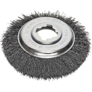 Lessmann 423.17x X-Lock Crimped Steel Bevel Brush 115mm Non Spark Lessmann 423.17x X-Lock Crimped Steel Bevel Brush 115mm Non Spark