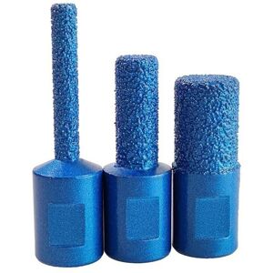 Sodial 6x(3pcs M10 Thread Brazed Milling Cutter High-Quality Diamond Drill Bit For8982 Sodial 6x(3pcs M10 Thread Brazed Milling Cutter High-Quality Diamond Drill Bit For8982