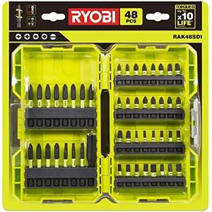 Ryobi Rak48sdi Torque+ Impact Screwdriver Bit Set (48 Piece) Ryobi Rak48sdi Torque+ Impact Screwdriver Bit Set (48 Piece)