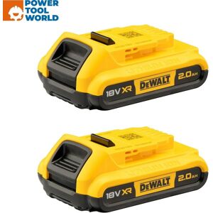 Dewalt Genuine Dcb183 18v Xr Lithium Li-Ion 2.0ah Battery Twin Pack Dewalt Genuine Dcb183 18v Xr Lithium Li-Ion 2.0ah Battery Twin Pack