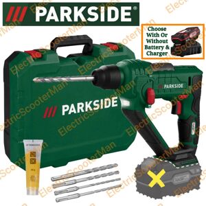 Parkside 20v Cordless Sds-Plus Impact Hammer Drill - Without Battery & Charger Parkside 20v Cordless Sds-Plus Impact Hammer Drill - Without Battery & Charger