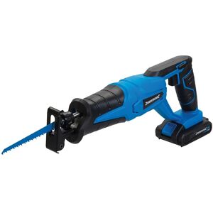 Reciprocating Sabre Saw - 18v Cordless Electric - Fast Charge Silverline 953452 Reciprocating Sabre Saw - 18v Cordless Electric - Fast Charge Silverline 953452