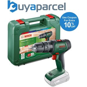 Bosch 18v Cordless Combi Hammer Drill Universal Impact Power For All Bare + Case Bosch 18v Cordless Combi Hammer Drill Universal Impact Power For All Bare + Case