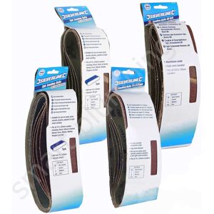 Silverline 20 Mixed Grade 610mm X 100mm 40 60 80 120 Grit Power Sander Sanding Belts Cheap Silverline 20 Mixed Grade 610mm X 100mm 40 60 80 120 Grit Power Sander Sanding Belts Cheap