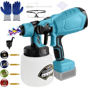 Conblom Cordless Paint Sprayer For Makita 18v Lxt Battery, 300w Hvlp Paint Sprayer Gun, Conblom Cordless Paint Sprayer For Makita 18v Lxt Battery, 300w Hvlp Paint Sprayer Gun,