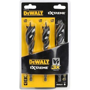 Dewalt Power Tools Extreme Tri Flute Bit Set, 3 Piece / One Size Multi Colour Tk Dewalt Power Tools Extreme Tri Flute Bit Set, 3 Piece / One Size Multi Colour Tk