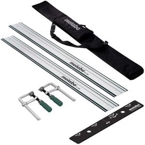 Metabo 2 X 1600mm Guide Rail Kit + Bag + Connector + Clamps Set Uk629011002 Metabo 2 X 1600mm Guide Rail Kit + Bag + Connector + Clamps Set Uk629011002